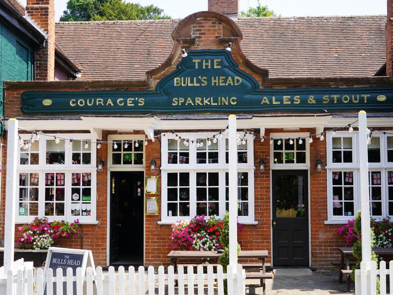 Photo taken 18 Jul 2026, historic Courage's sign.. (Pub, Sign). Published on 19-07-2026 