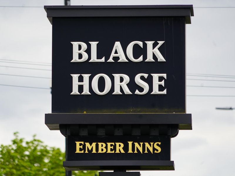 Photo taken 4 May 2024, pub sign.. (Sign). Published on 05-05-2024 