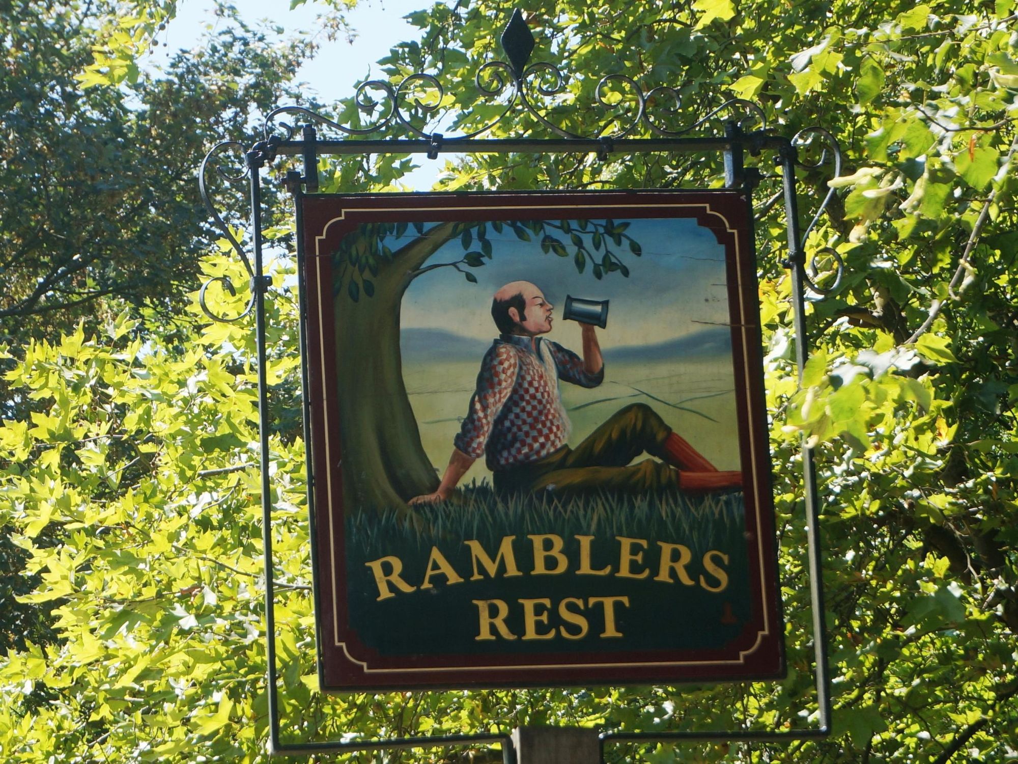 Photo taken 3 Aug 2018, pub sign.. (Pub, Sign). Published on 09-12-2023