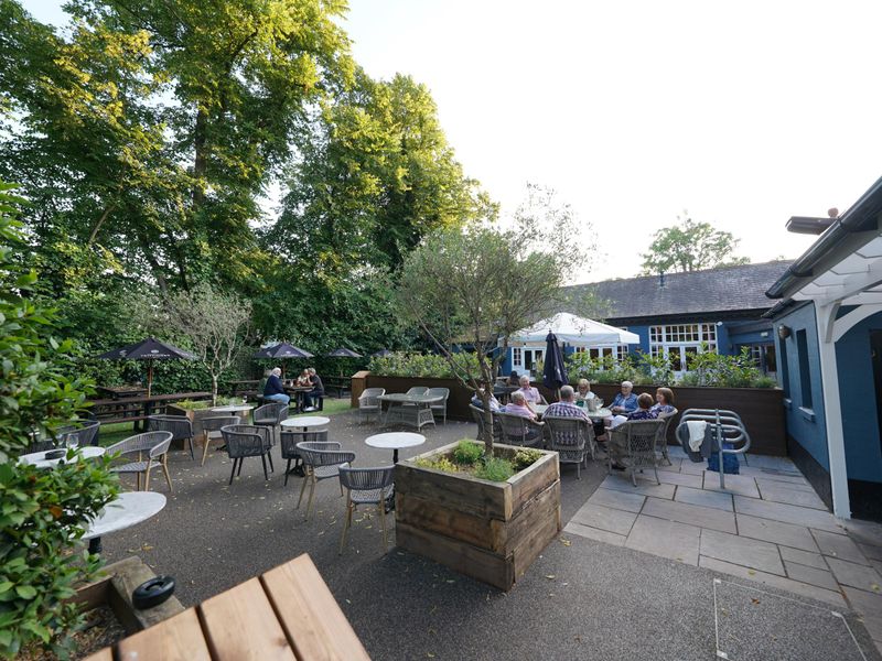 Photo taken 12 July 2023, patio garden.. (Pub, Garden). Published on 10-12-2023