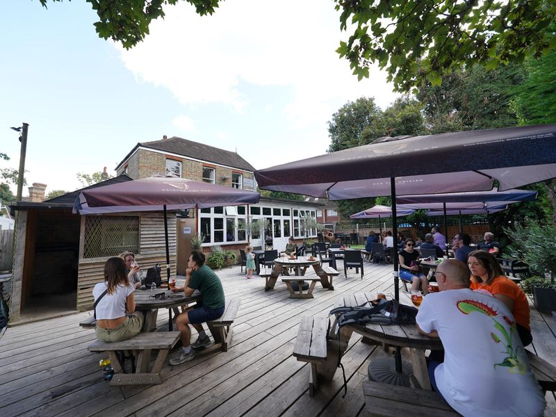 Photo taken 20 August 2023, patio garden.. (Pub, Garden). Published on 08-12-2023 