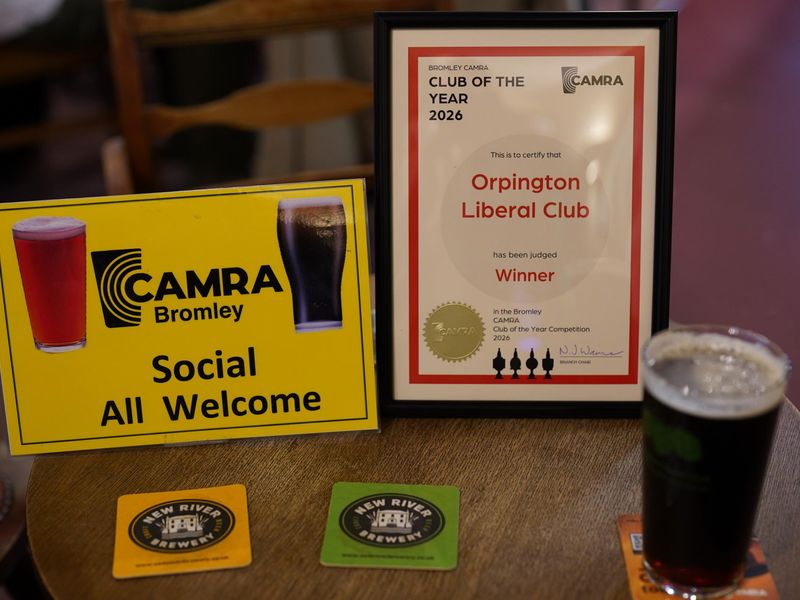 Photo taken 11 Mar 2026, Bromley Camra 2026 Winner.. (Award). Published on 12-06-2026 