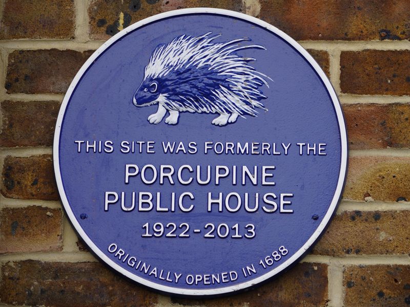 29 July 2023 plaque on Lidl re Porcupine. (Sign). Published on 29-07-2023 