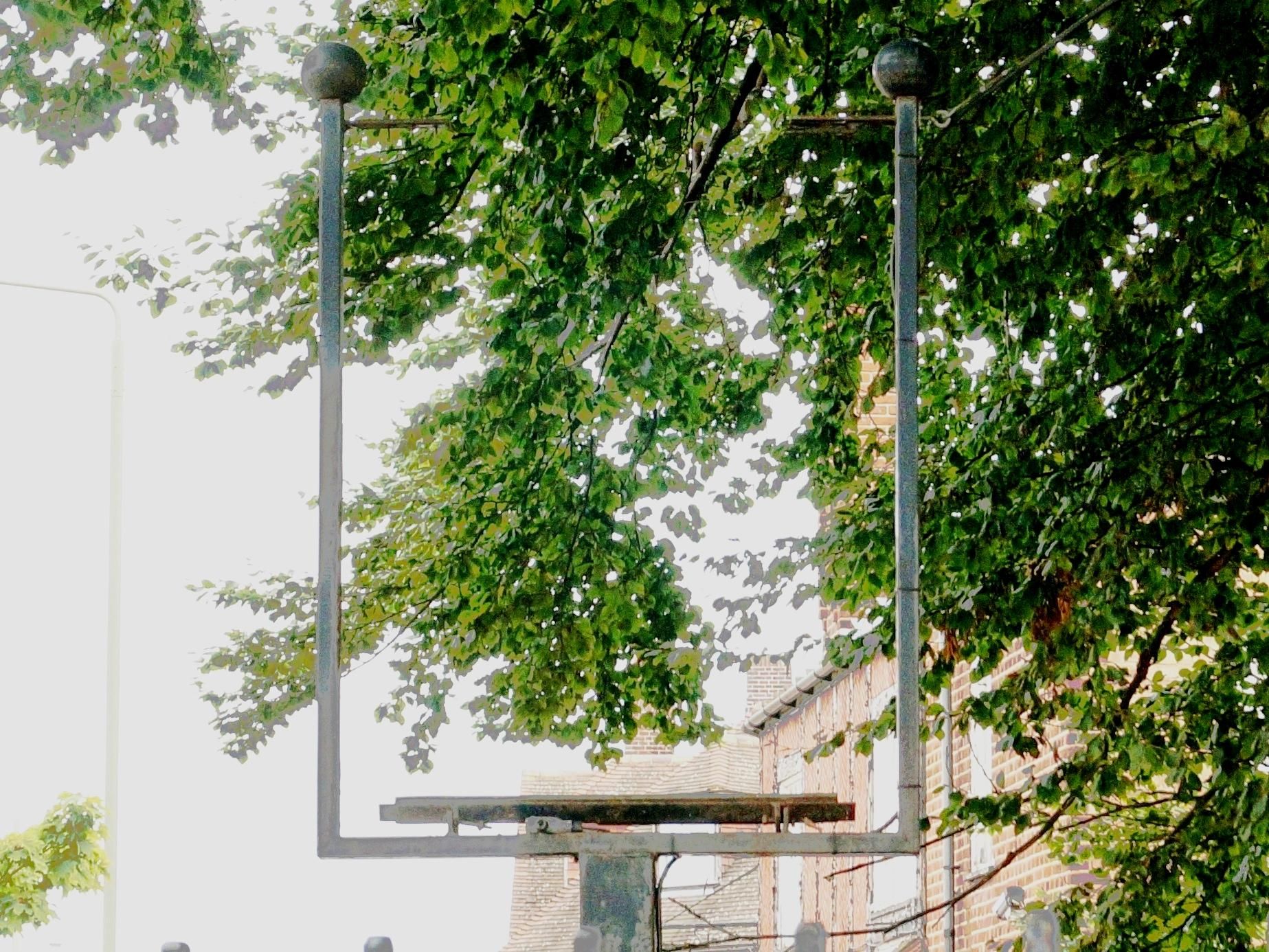 Mounting for pub sign. 7 September 2015. (Sign). Published on 19-07-2021