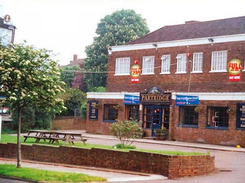 Partridge while still open.. (Pub, External, Key). Published on 25-07-2021