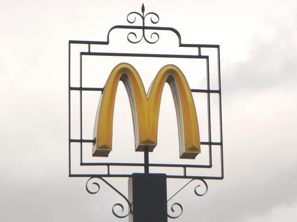 Photo taken 6 August 2015. External - McDonald's sign.. (Sign). Published on 05-10-2015