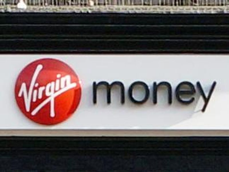 Photo taken 26 August 2015. Virgin Money business, sign.. (Sign). Published on 06-10-2015