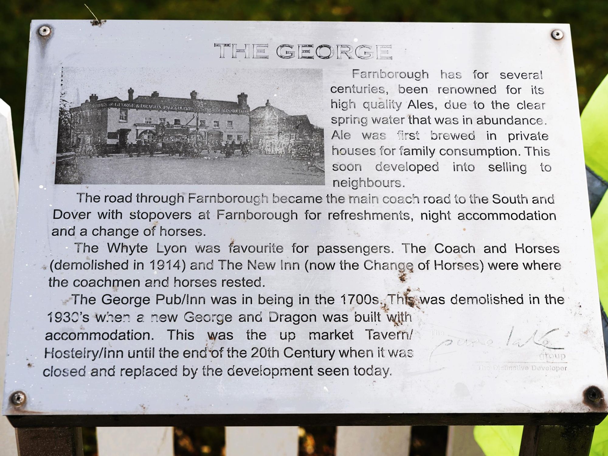 19 February 2023 George notice board. (Pub, External, Key). Published on 22-02-2023