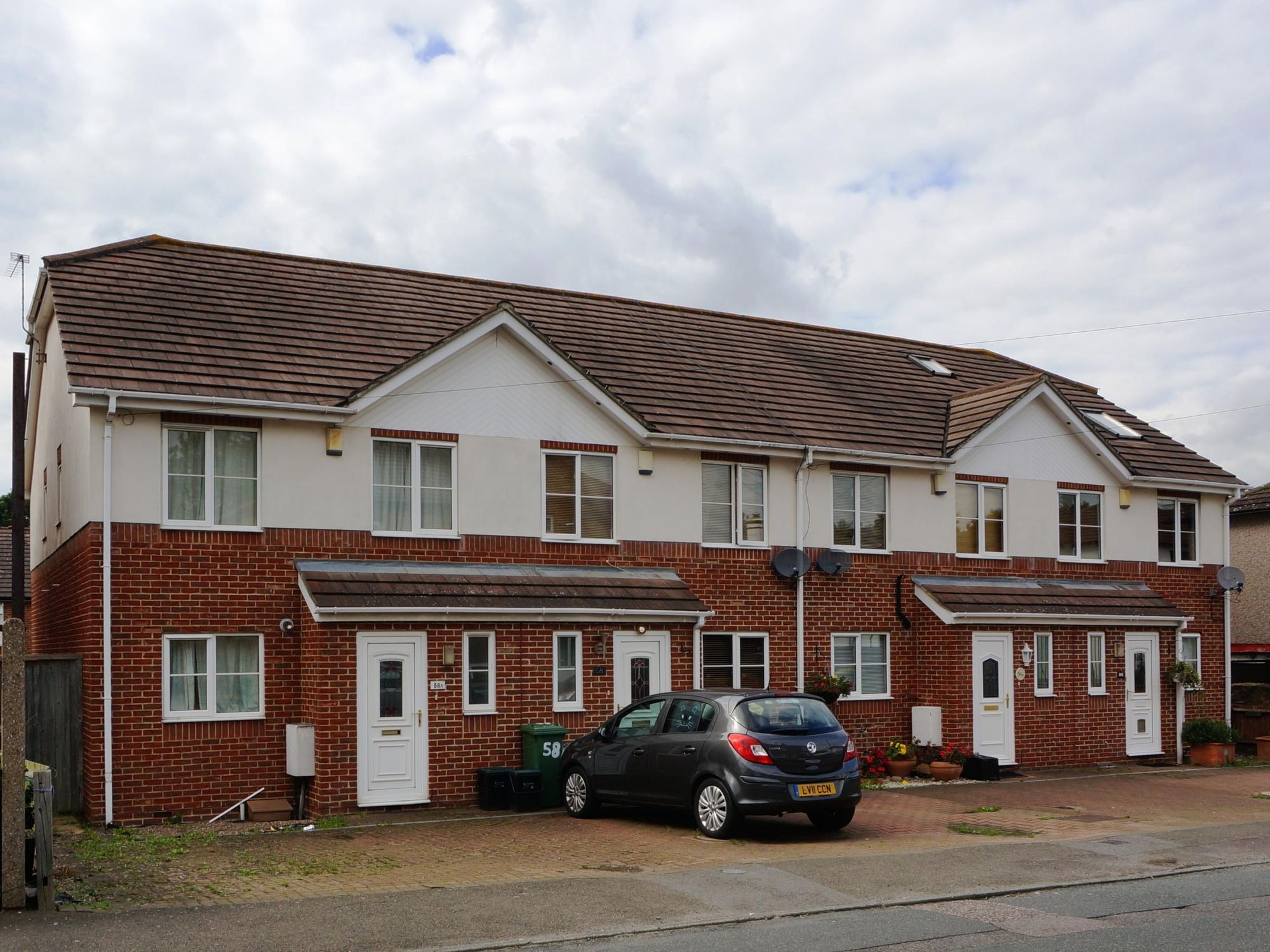 Photo taken 3 September 2015; housing on the pub's site.. (Pub, External). Published on 02-07-2021