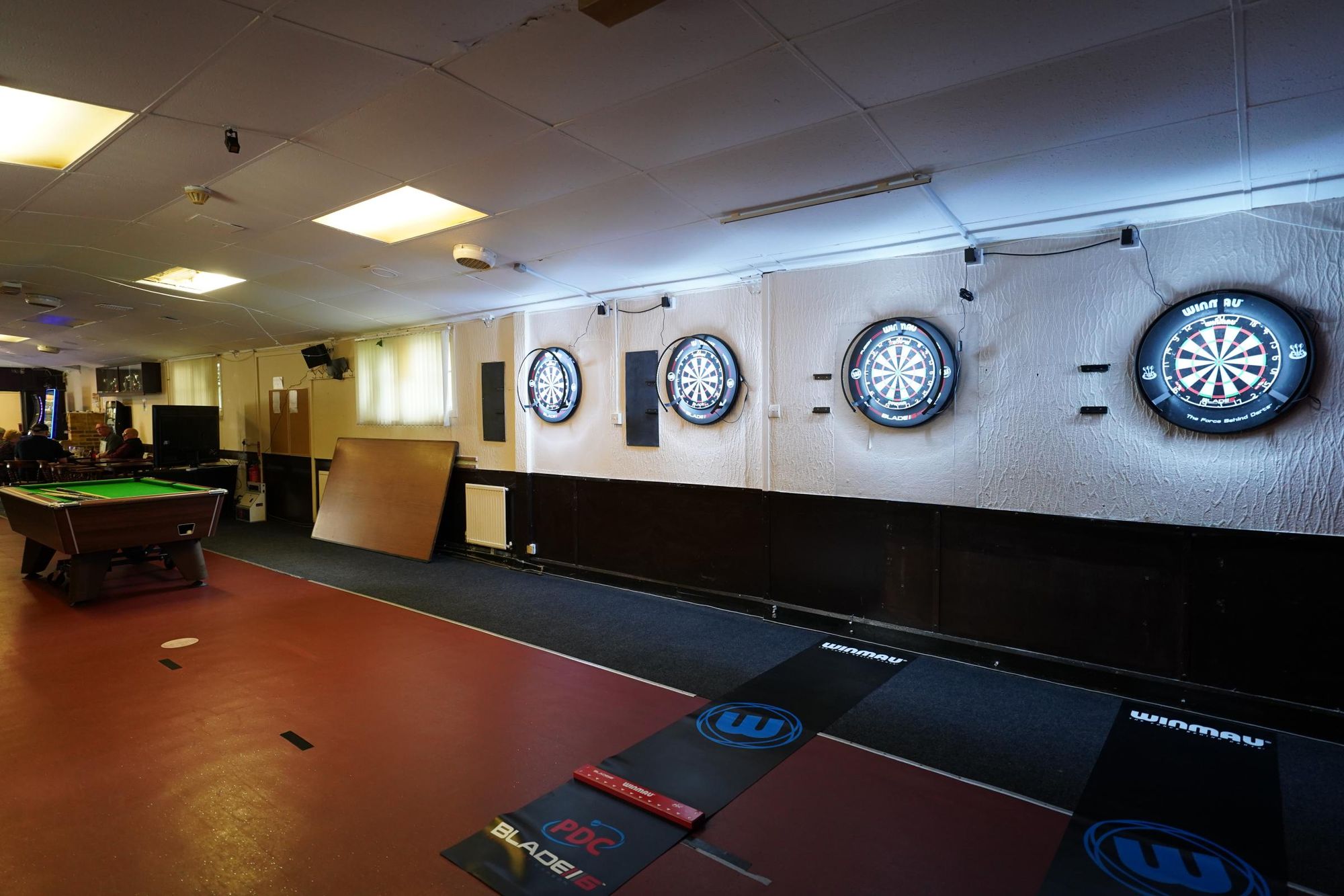  Photo taken 2 May 2025, darts and cue ball.. (Bar). Published on 03-05-2025