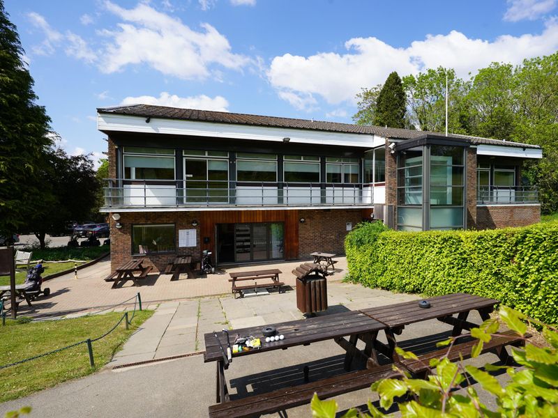 Photo taken 13 May 2025, clubhouse exterior.. (External, Key). Published on 13-05-2025