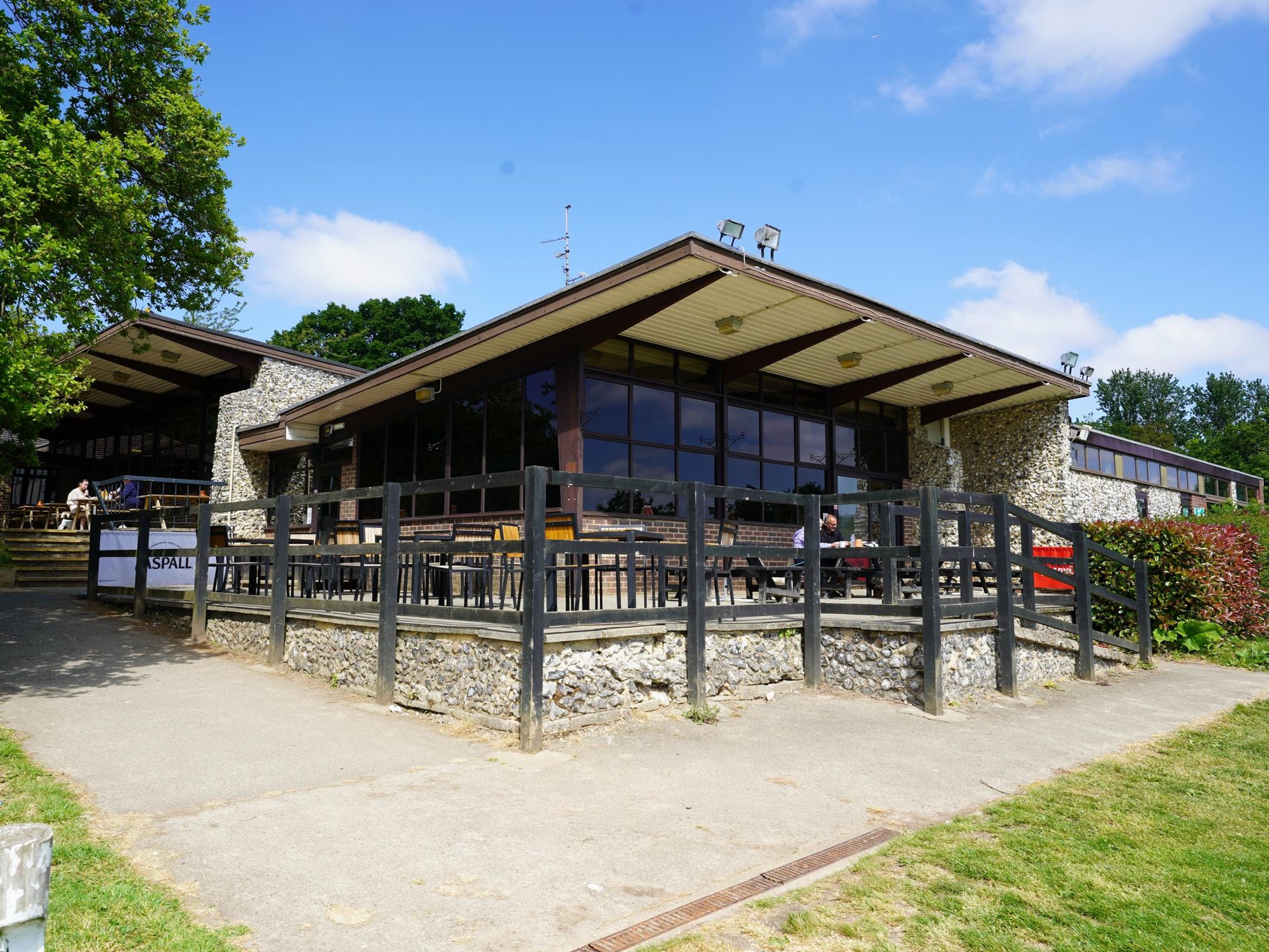 Photo taken 17 May 2025, clubhouse/bar exterior.. (External, Key). Published on 07-06-2025