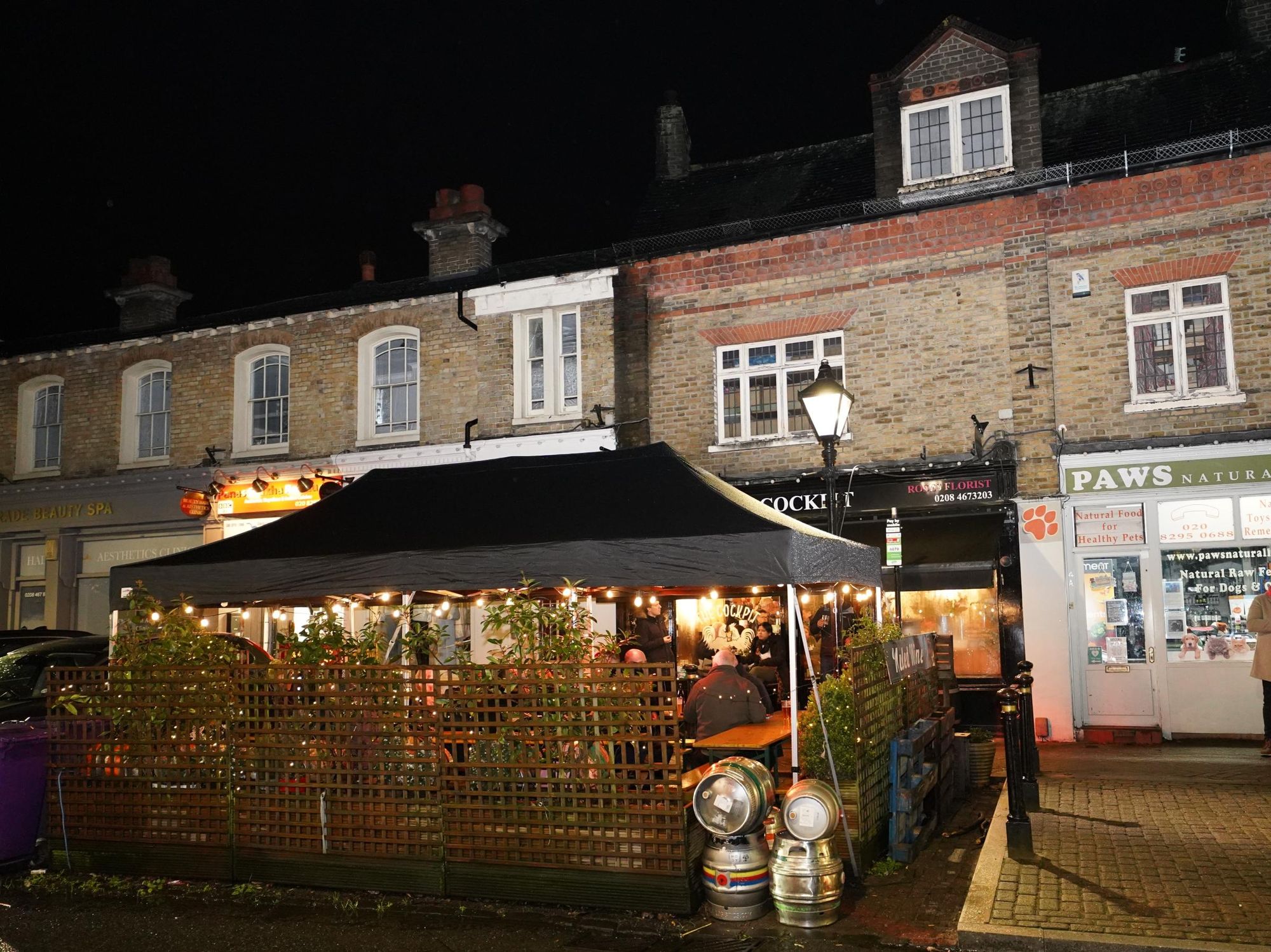 Photo taken Jan 2026, exterior including patio, at night.. (Pub, External, Key). Published on 22-01-2026