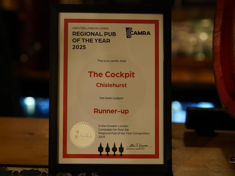 Photo taken 21 Jan 2026, 2025 Greater London Runer-up cert.. (Award). Published on 22-01-2026 