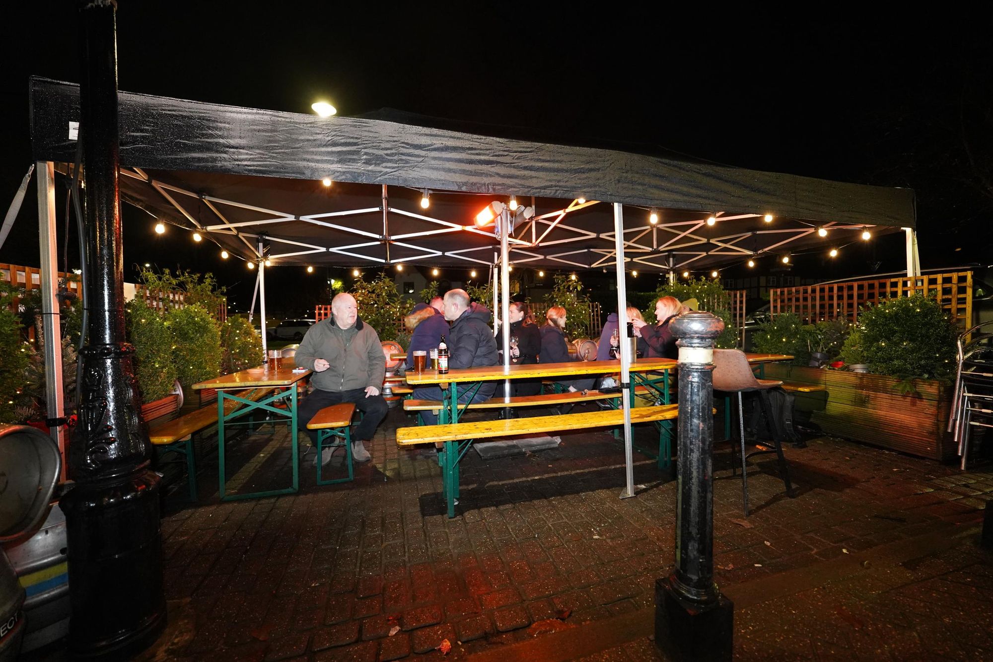 Photo taken 21 Jan 2026, patio at night.. (External, Garden). Published on 22-01-2026