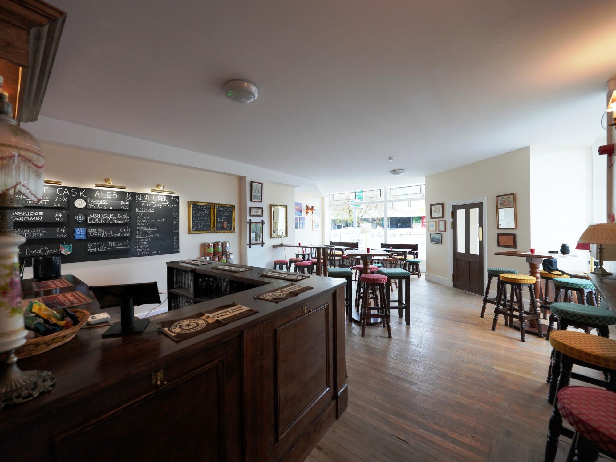 Photo taken 23 October 2021, bar before opening time.. (Pub, Bar). Published on 24-10-2021