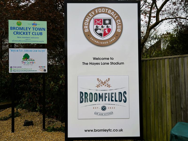 Photo taken 4 April 2022 site entrance sign.. (Sign). Published on 06-04-2022