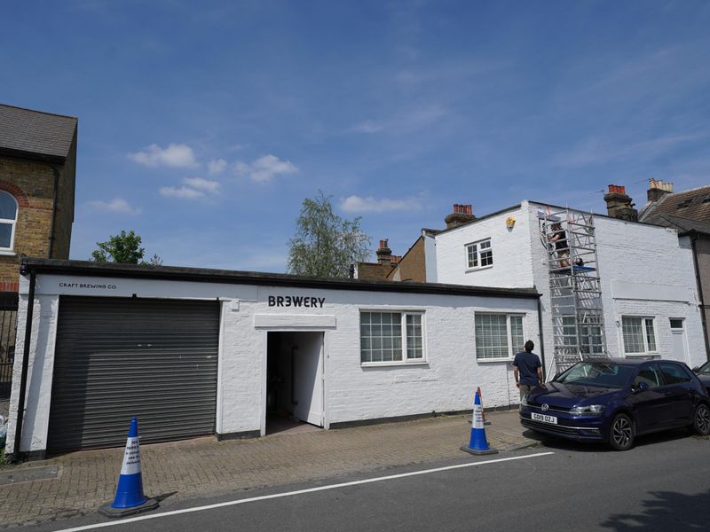 Photo taken 10 May 2024, exterior, with Br3wery signage.. (Brewery, External, Key). Published on 12-05-2024