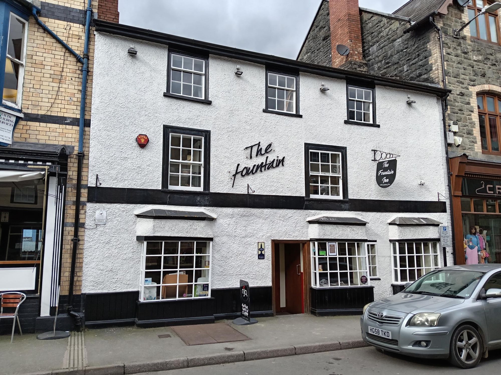 Fountain Inn, Builth Wells (Photo: Will Larter - 11/03/2025). (Pub, External, Key). Published on 26-03-2025