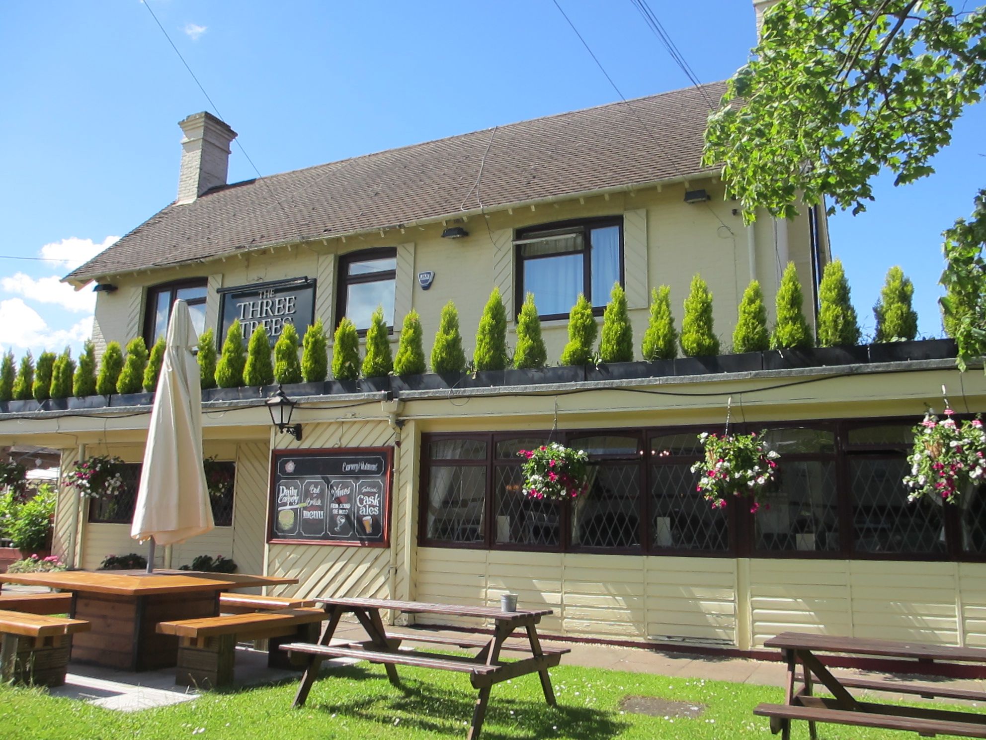 The Three Trees, Bletchley. (Pub, External, Key). Published on 11-06-2014