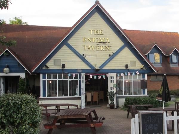Enigma Tavern, Bletchley. (Pub, External). Published on 22-02-2015