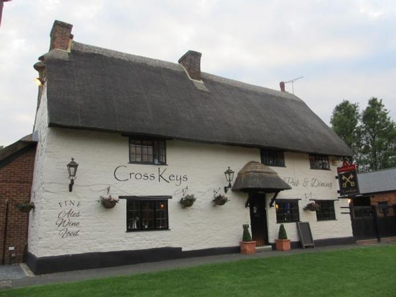 Cross Keys, Woolstone. (Pub, External, Key). Published on 22-02-2015