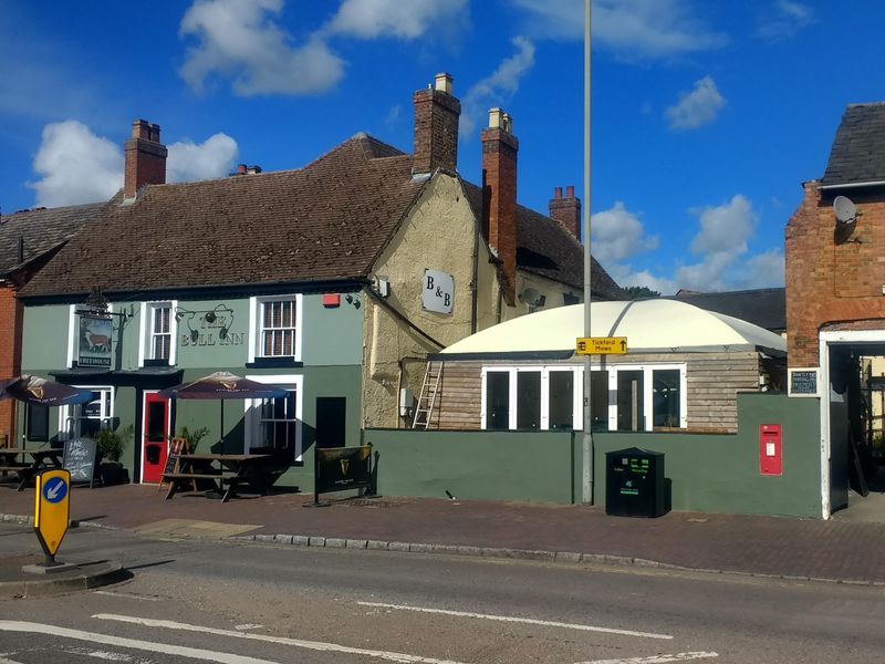 The Bull, Newport Pagnell. (Pub, External, Sign). Published on 14-03-2022