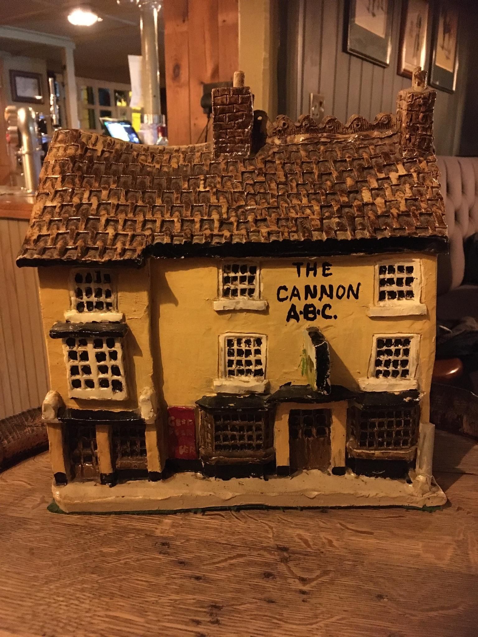 Pottery version of pub; can be seen in bar.. (Pub). Published on 11-10-2021