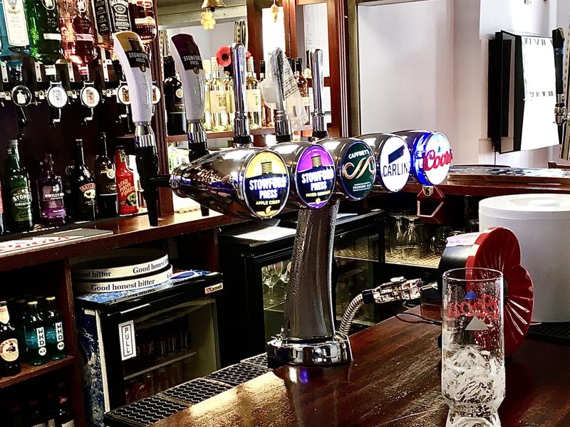 Bar with taps & optics. (Pub, Bar). Published on 26-03-2022 
