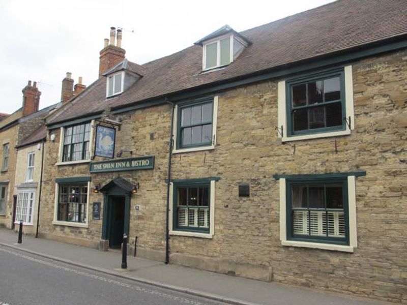 Swan Inn and Bistro, Olney. (Pub, External, Key). Published on 22-02-2015