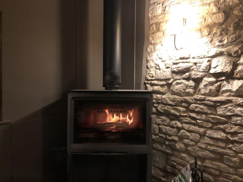 Wood burner in the bar (cosy). (Bar). Published on 02-11-2022