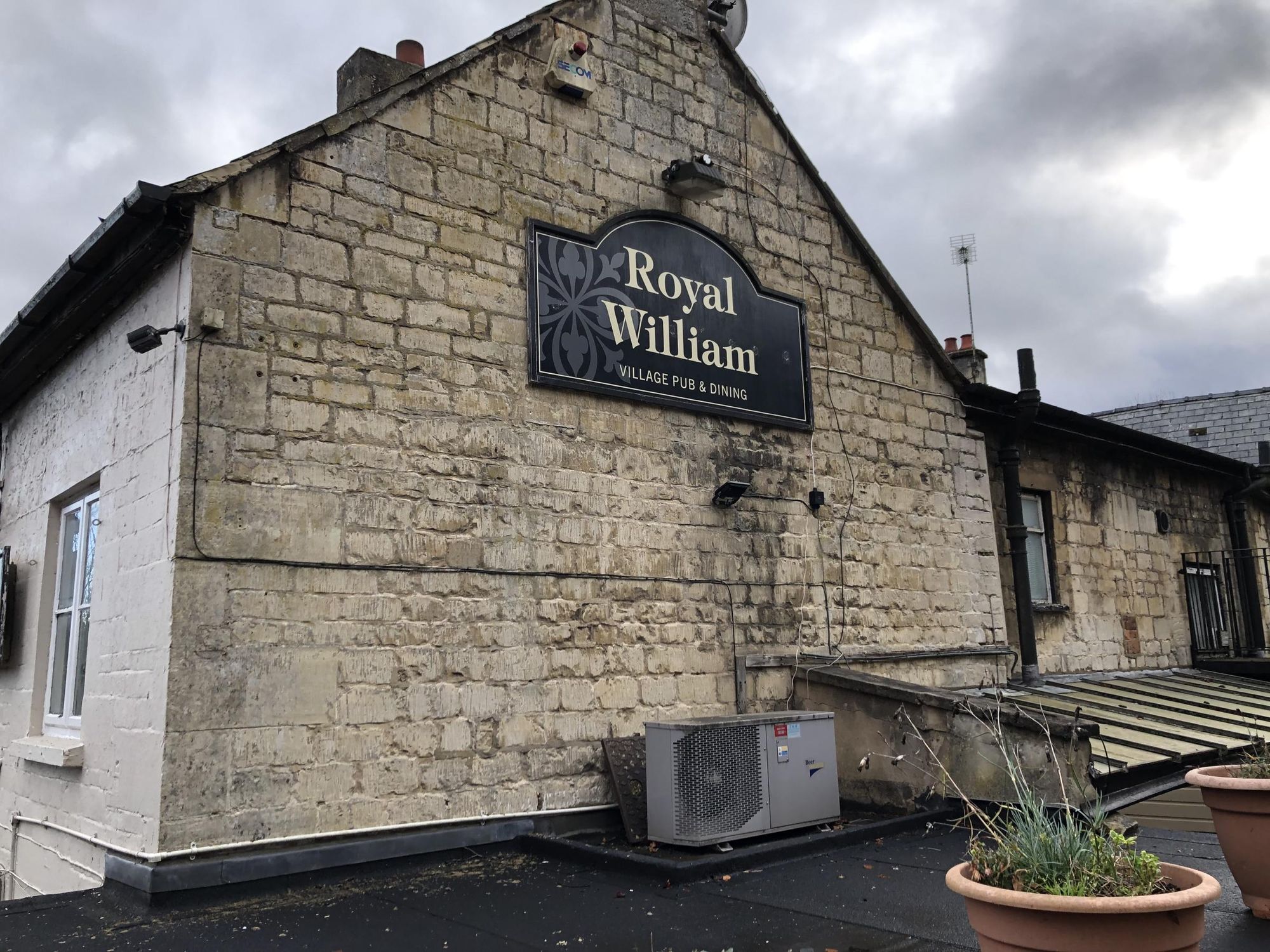 Terrace to the rear. (Pub, External, Sign). Published on 03-12-2021