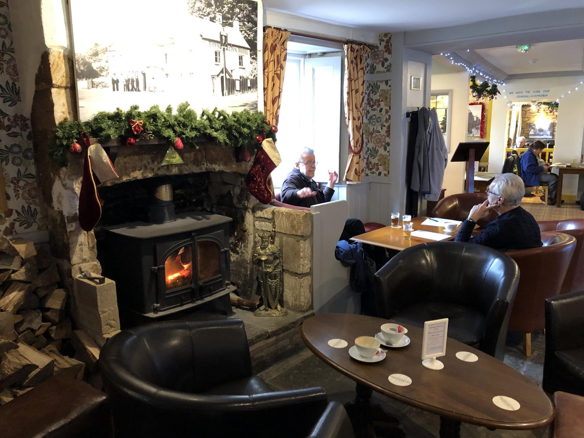 Real fire in bar. (Bar). Published on 03-12-2021