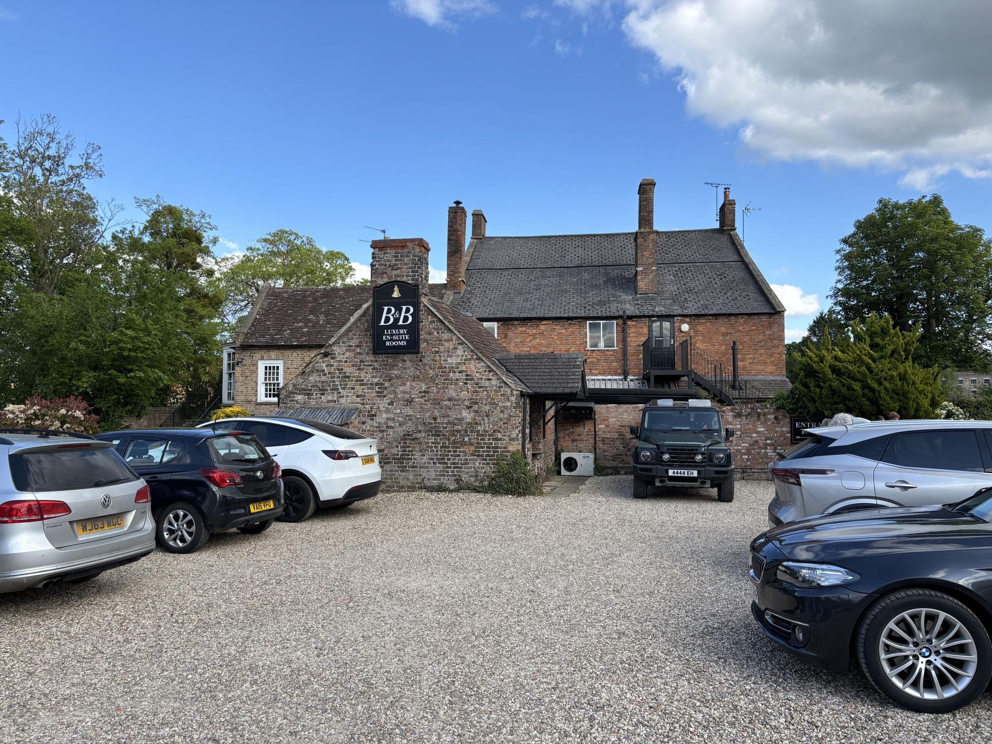 Rear of the pub from the car park. (External). Published on 07-05-2025