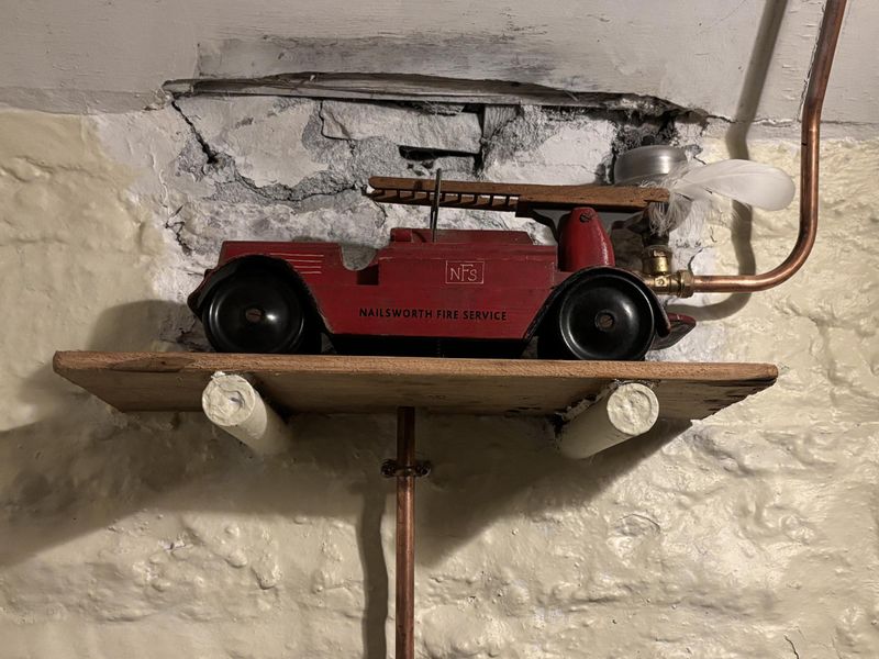 Nailsworth fire brigade flushes the Gents Urinals!!. Published on 11-01-2026 