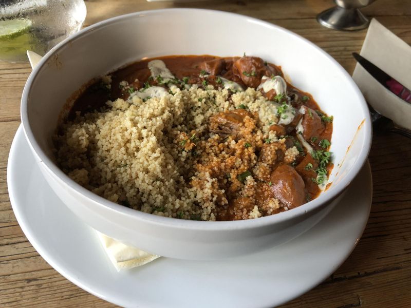 Lamb tagine with couscous. (Restaurant). Published on 16-07-2023 