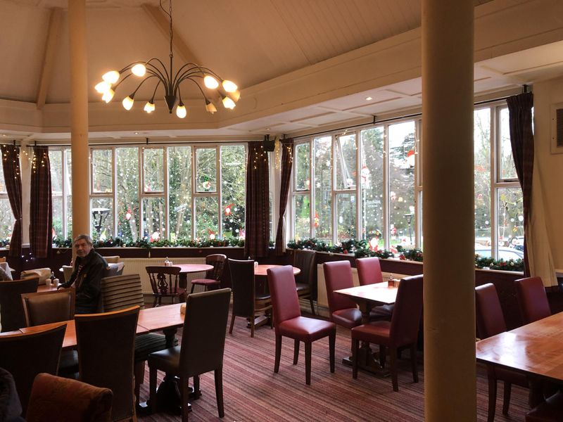 Bright front restaurant area. Published on 25-12-2023
