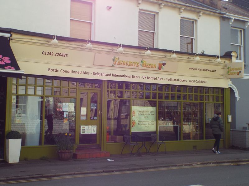 Favourite Beers - Cheltenham. (Pub, External). Published on 09-03-2014