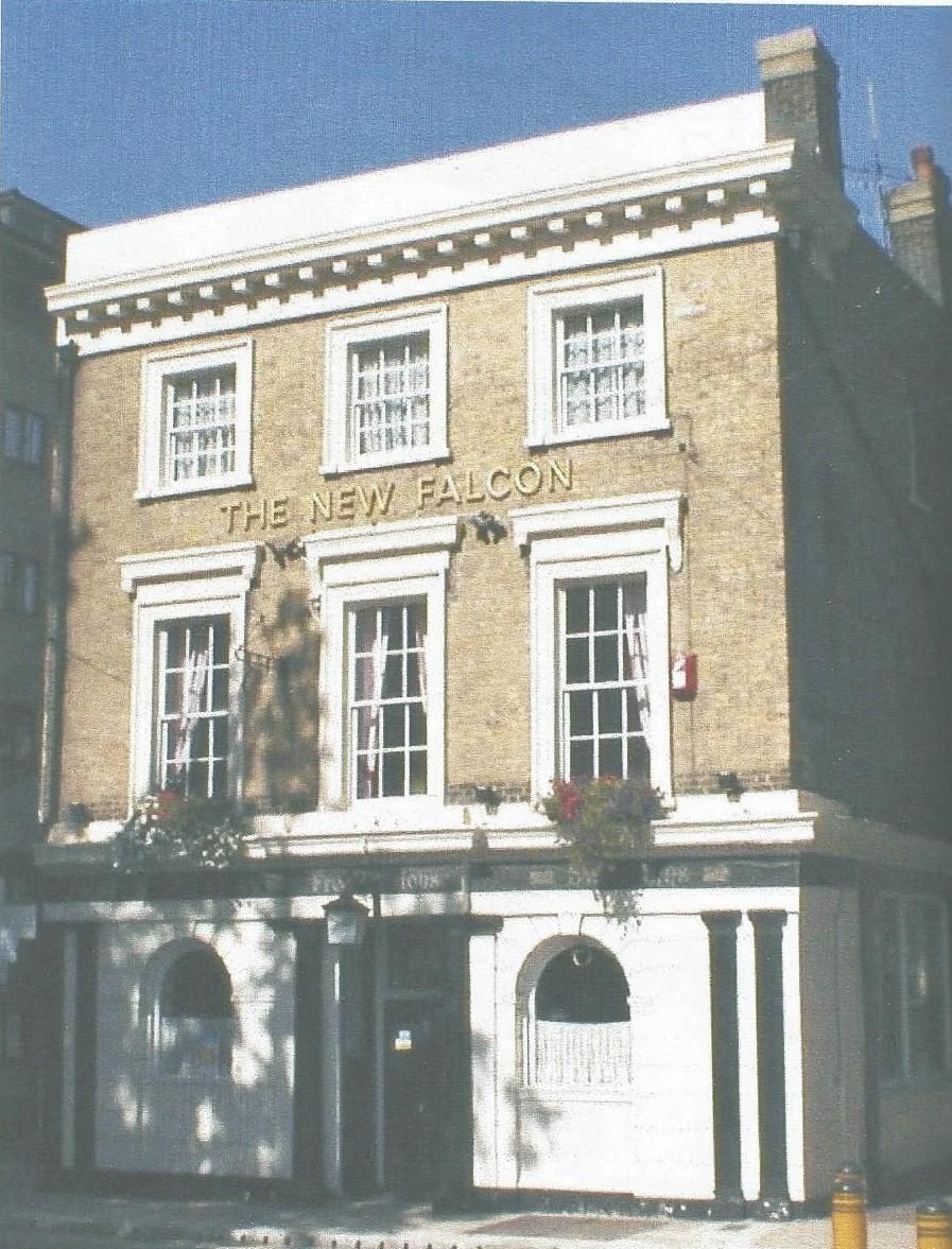 The New Falcon frontage. (Pub, Sign). Published on 08-06-2021