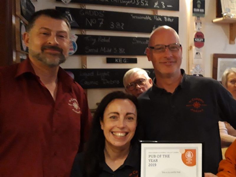 2019 local branch Pub of the Year award presentation. (Publican, Branch, Award). Published on 24-07-2024