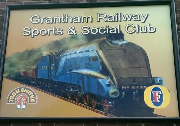 Grantham Railway Club. (Sign). Published on 26-11-2014