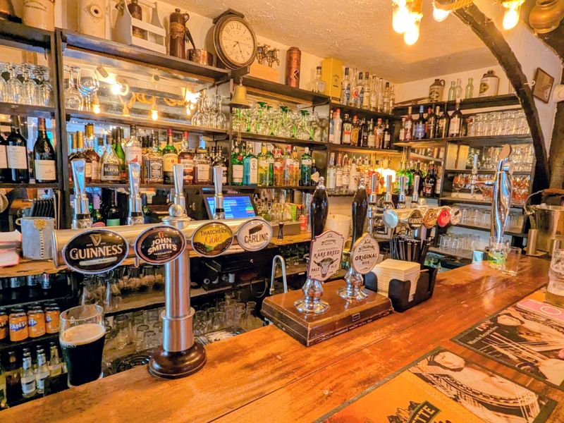 Bar at Captain's Hotel (Photo: Hugh Steel - 05/09/2025). (Pub, Bar). Published on 05-10-2025 