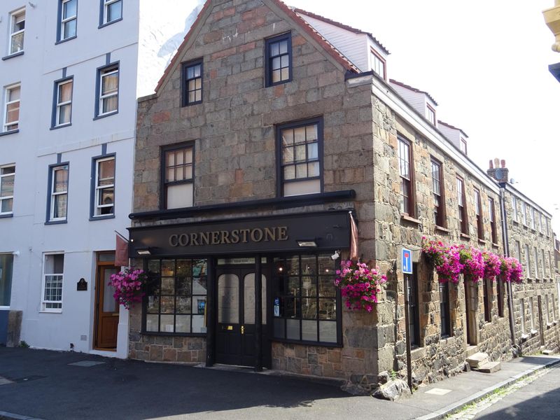 Cornerstone, St Peter Port (Photo: Rex Ward 18/07/2022). (Pub, External, Key). Published on 13-09-2022 