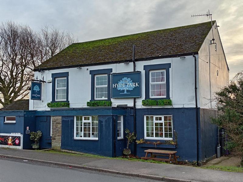 Exterior of the Hyde Park (December 2025). (Pub, External, Sign, Key). Published on 13-12-2025