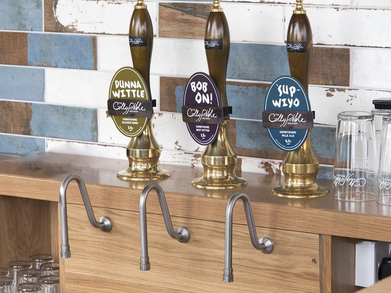 Collyfobble Brewery Taproom Handpumps. (Brewery). Published on 12-03-2018