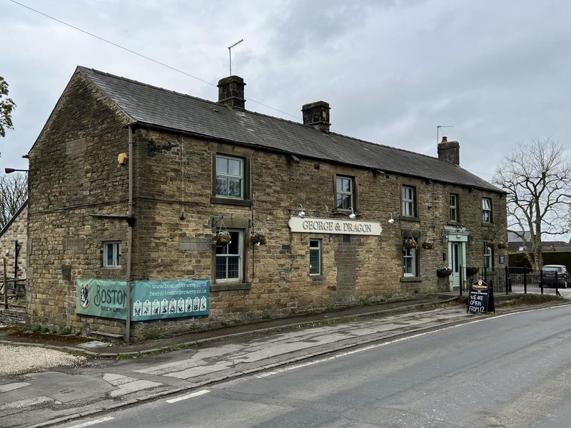 The George & Dragon in April after purchase by Boston Brewery. (Pub, External, Key). Published on 29-04-2025