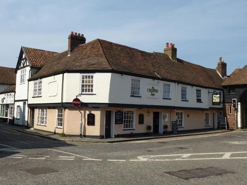 Crispin Inn, Sandwich - External © Tony Wells. (Pub, External, Key). Published on 04-04-2015