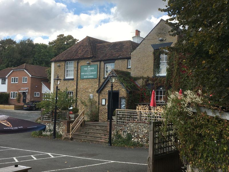 Crown, Eythorne - External #1 © Tony Wells. (Pub, External, Key). Published on 29-09-2022
