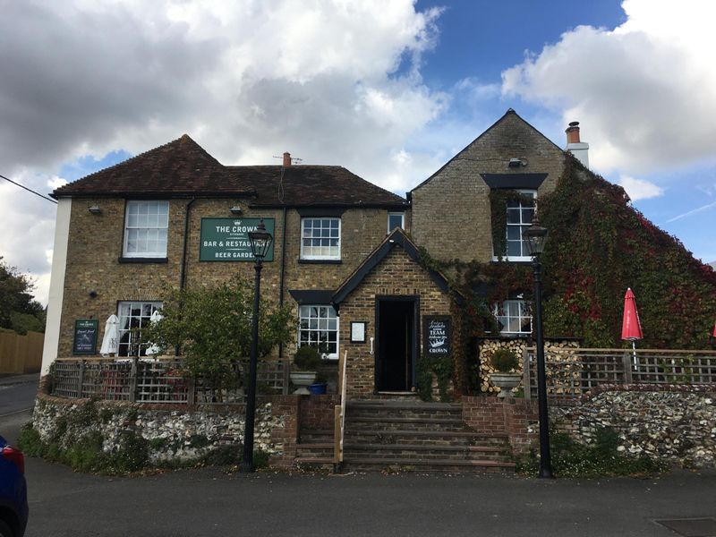 Crown, Eythorne - External #2 © Tony Wells. (Pub, External). Published on 29-09-2022