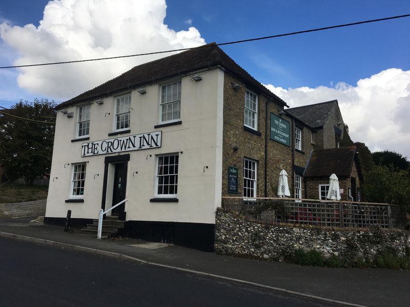 Crown, Eythorne - External #3 © Tony Wells. (Pub, External). Published on 29-09-2022
